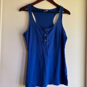 Ibex merino wool henley tank top - EUC!